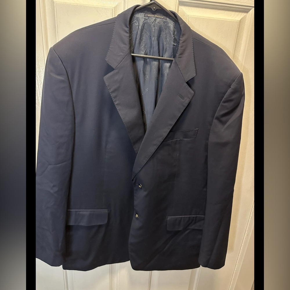 Ravazzolo Sartoria Sport Coat Loro Piana Super 120 Wool Made in Italy US 50R